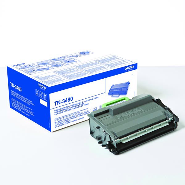 E-shop Brother originál toner TN3480, black, 8000str., Brother HL-L6400DW, O, čierna