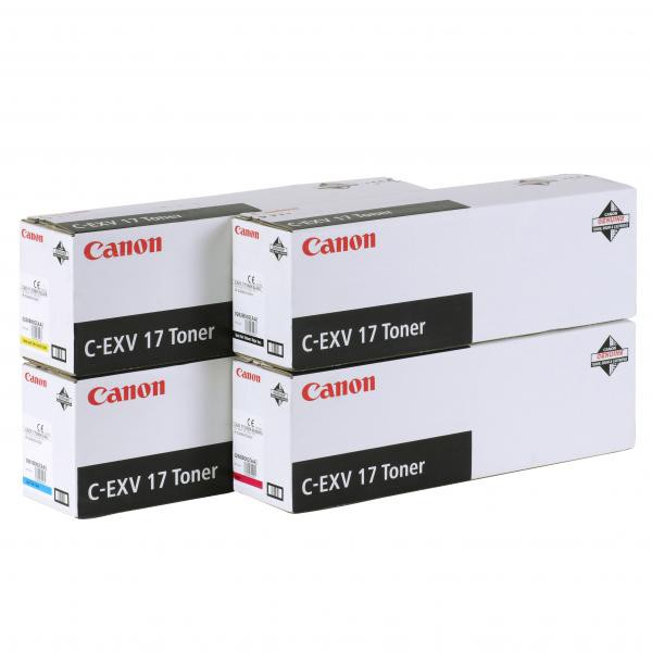 E-shop Canon originál toner CEXV17, cyan, 36000str., 0261B002, Canon iR-C4x80i, O, azurová