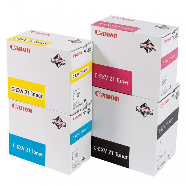 Canon originál toner CEXV21, magenta, 14000str., 0454B002, Canon iR-C2880, 3380, 3880, 260g, O, purpurová