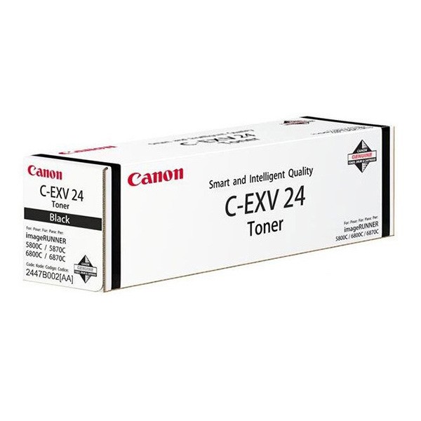 E-shop Canon originál toner CEXV24, black, 48000str., 2447B002, Canon iR-5800, 5870, 5880, 6800, 6870, 6880, C, CN, Ci, 2000g, náhrada za, čierna