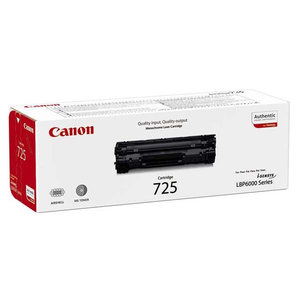 E-shop Canon originál toner CRG725, black, 1600str., 3484B002, Canon LBP-6000, 6020, 6020b, MF 3010, O, čierna