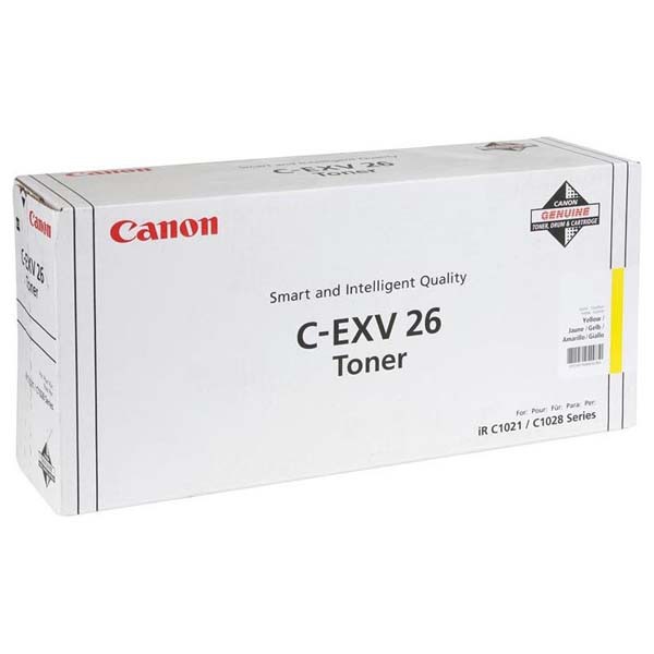 E-shop Canon originál toner CEXV26, yellow, 6000str., 1657B006, 1657B011, Canon iR-1021l, O, žltá