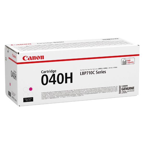 E-shop Canon originál toner 040H, magenta, 10000str., 0457C001, 0457C002, high capacity, Canon imageCLASS LBP712Cdn,i-SENSYS LBP710Cx, LB, purpurová