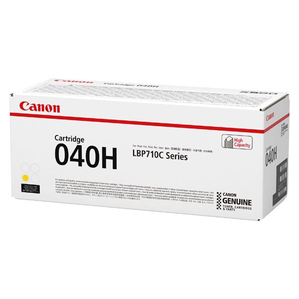 E-shop Canon originál toner 040H, yellow, 10000str., 0455C001, 0455C002, high capacity, Canon imageCLASS LBP712Cdn,i-SENSYS LBP710Cx, LBP, žltá