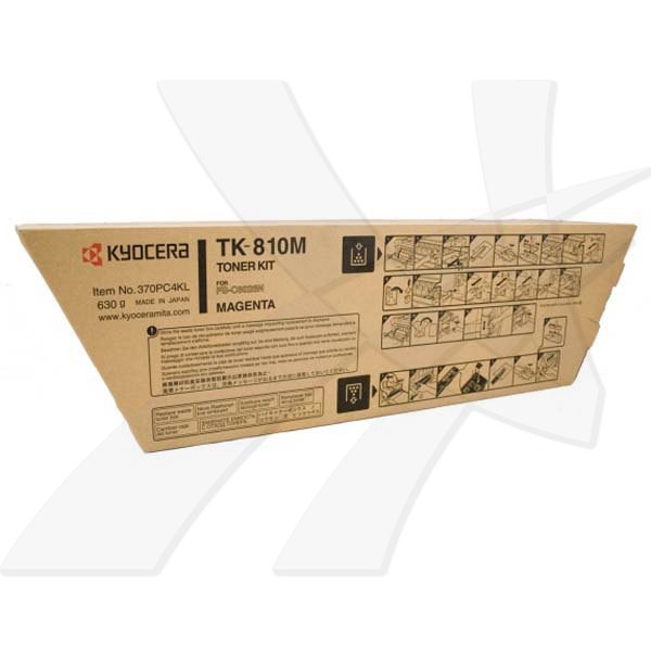 E-shop Kyocera originál toner TK810M, magenta, 20000str., 370PC4KL001, Kyocera FS-C8026N, O, purpurová