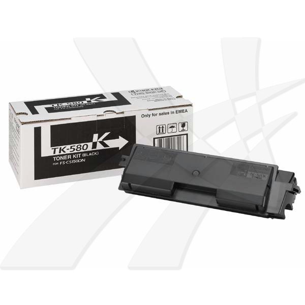 E-shop Kyocera originál toner TK580K, black, 3500str., 1T02KT0NL0, Kyocera FS- C5150DN, O, čierna