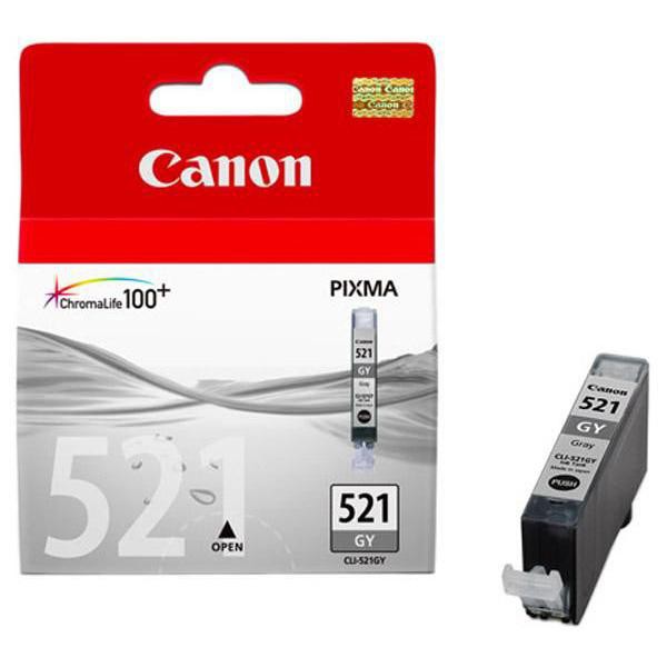 E-shop Canon originál ink CLI521GY, grey, 1395str., 9ml, 2937B001, Canon MP980, šedá