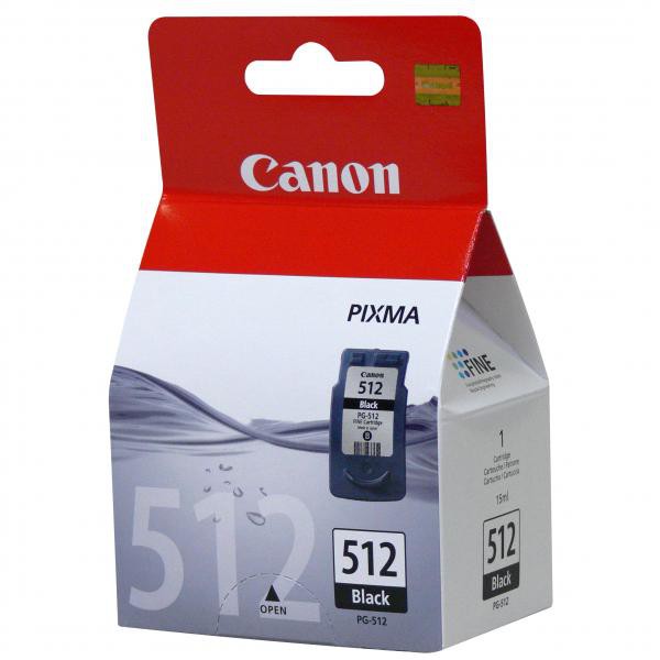 Canon originál ink PG512BK, black, blister s ochranou, 400str., 15ml, 2969B009, Canon MP240, 260, čierna