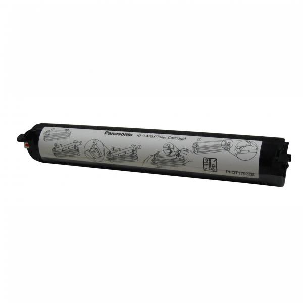 E-shop Panasonic originál toner KX-FA76X, black, 2000str., Panasonic Laserfax KX-FL503CE, 501, 752EX, 751, 753, 551, 5, O, čierna