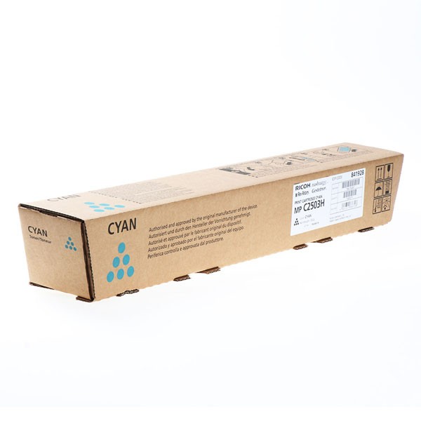 Ricoh originál toner 841928, cyan, 9500str., Ricoh MPC2003SP, MPC2503SP, MPC2011SP, O, azurová