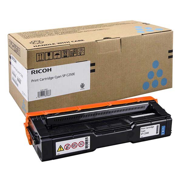 E-shop Ricoh originál toner 407544, cyan, 1600str., Ricoh SPC 250E, O, azurová