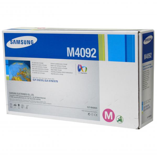 E-shop Samsung originál toner CLT-M4092S, magenta, 1000str., Samsung CLP-310, N, CLP-315, CLX-3170FN, CLX-3175N, FN, FW, O, purpurová