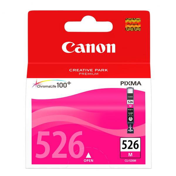 E-shop Canon originál ink CLI526M, magenta, 9ml, 4542B001, Canon Pixma MG5150, MG5250, MG6150, MG8150, purpurová