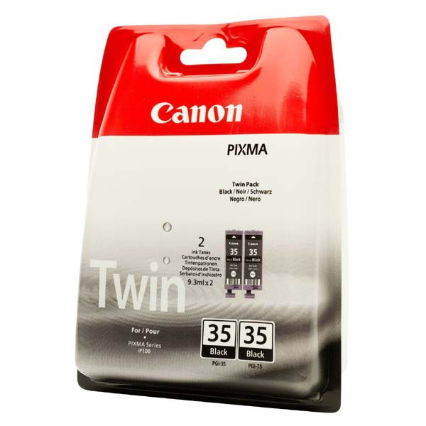 E-shop Canon originál ink PGI35BK, black, 2x191str., 1509B012, 2ks, Canon 2-pack Pixma iP100, čierna