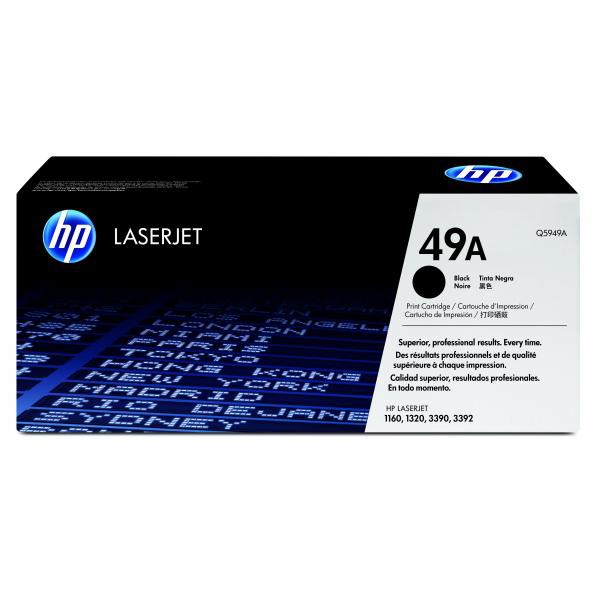 E-shop HP originál toner Q5949A, black, 2500str., HP 49A, HP LaserJet 1160, 1320, 3390, 3392, O, čierna