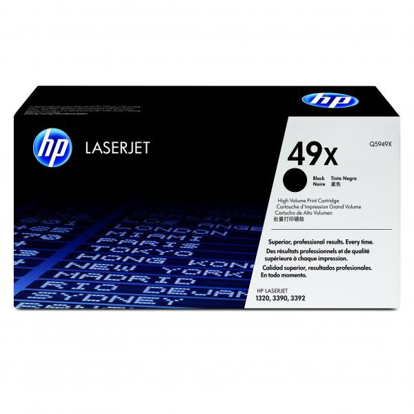 E-shop HP originál toner Q5949X, black, 6000str., HP 49X, high capacity, HP LaserJet 1320, 3390, 3392, O, čierna