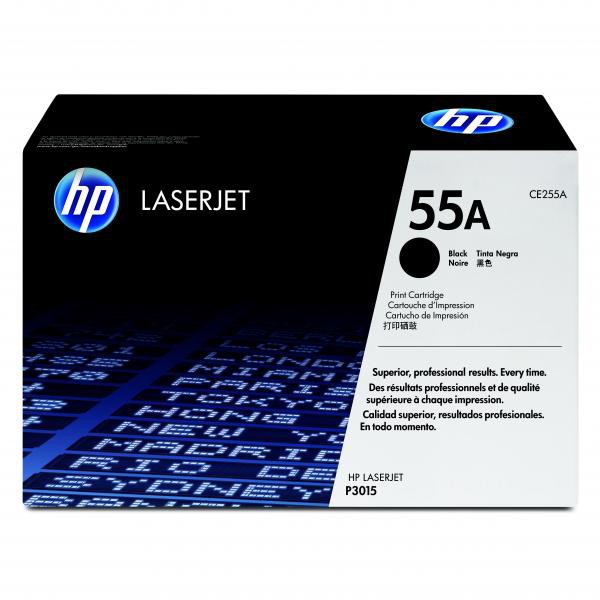 HP originál toner CE255A, black, 6000str., HP 55A, HP LaserJet P3015, LaserJet Pro 500 MFP M521dn, O, čierna