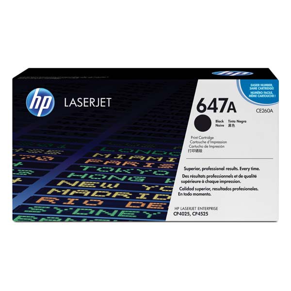 E-shop HP originál toner CE260A, black, 8500str., HP 647A, HP Color LaserJet CP4025, CP4525, O, čierna