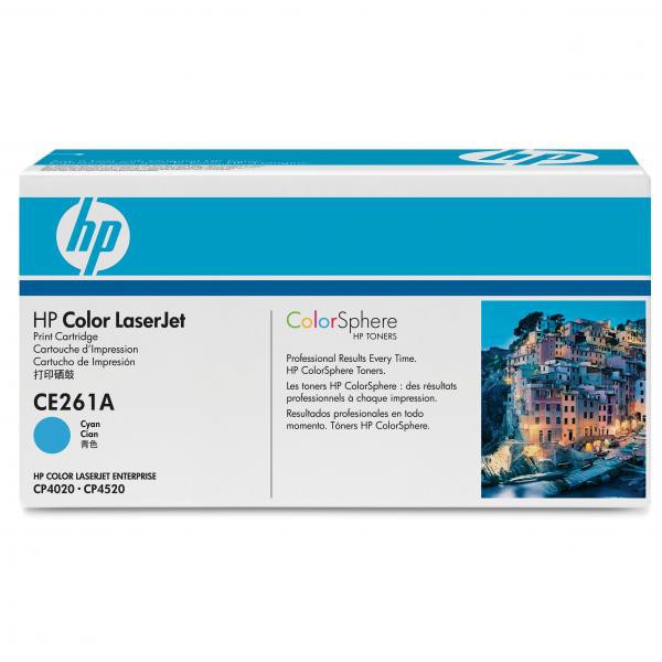 E-shop HP originál toner CE261A, cyan, 11000str., HP 648A, HP Color LaserJet CP4025, CP4525, O, azurová