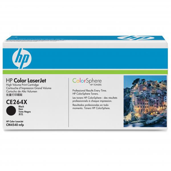 E-shop HP originál toner CE264X, black, 17000str., HP 646X, HP LaserJet CM4540, O, čierna