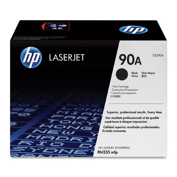 E-shop HP originál toner CE390A, black, 10000str., HP 90A, HP LaserJet M4555 MFP, O, čierna