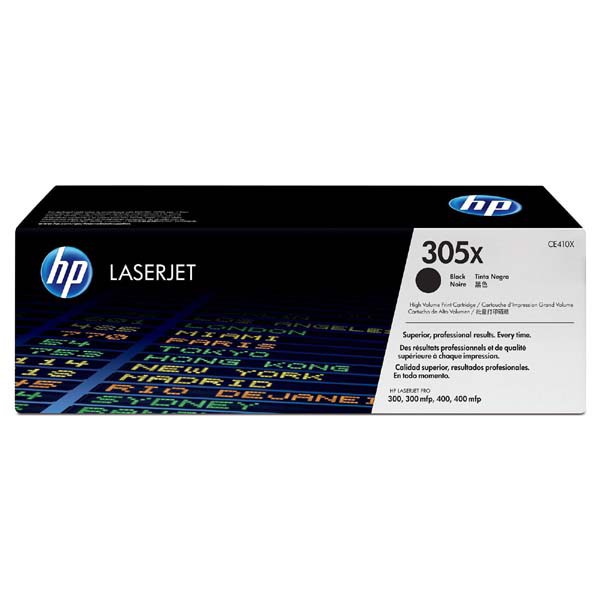 E-shop HP originál toner CE410X, black, 4000str., HP 305X, HP Color LaserJet Pro M375NW, Pro M475DN, O, čierna