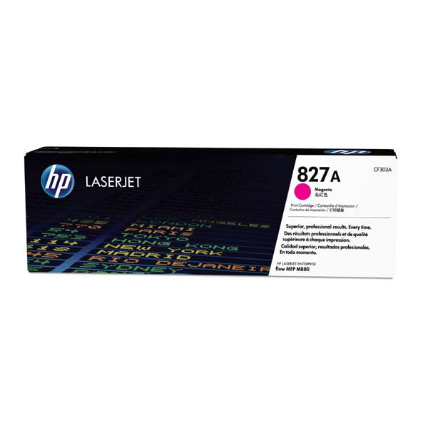 E-shop HP originál toner CF303A, magenta, 32000str., HP 827A, HP Color LaserJet MFP M880z, 850g, O, purpurová