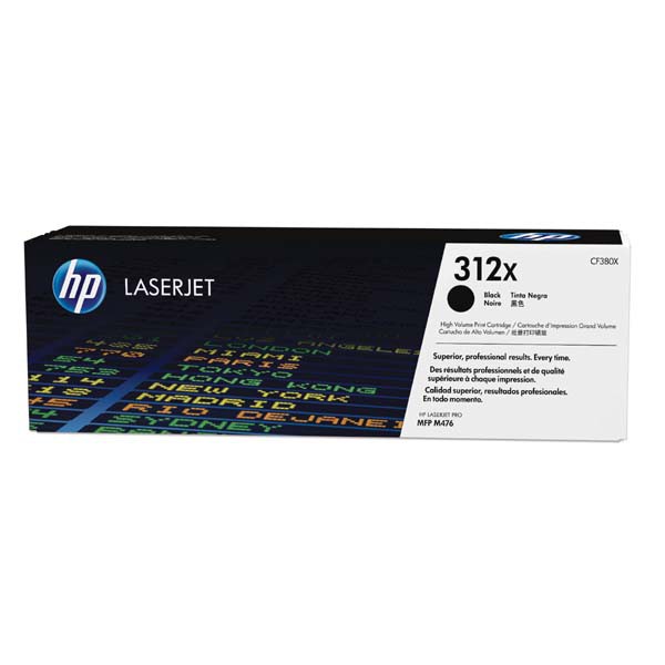 E-shop HP originál toner CF380X, black, 4400str., HP 312X, HP Color LaserJet Pro MFP M476dn, MFP M476dw, MFP M47, 720g, O, čierna