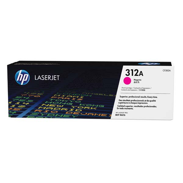 E-shop HP originál toner CF383A, magenta, 2700str., HP 312A, HP Color LaserJet Pro MFP M476dn, MFP M476dw, MFP M47, 720g, O, purpurová