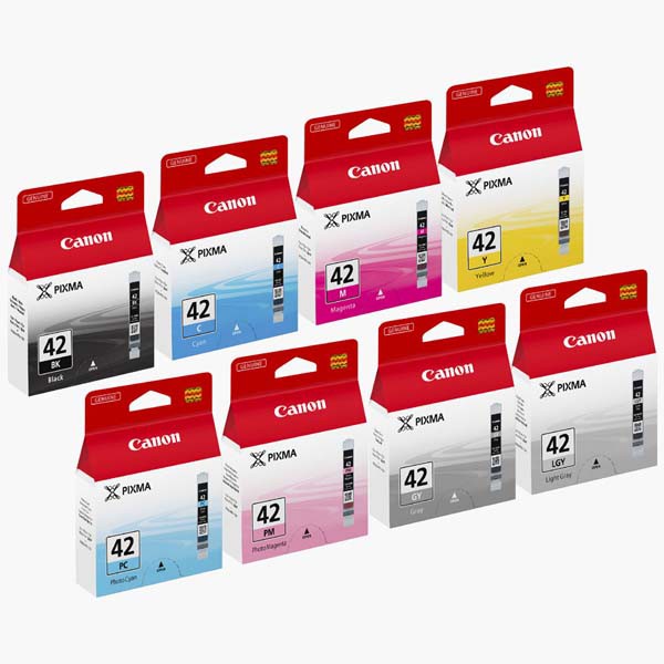E-shop Canon originál ink CLI-42 8inks Multi Pack, CMYK, 6384B010, Canon 8-pack Pixma Pro-100