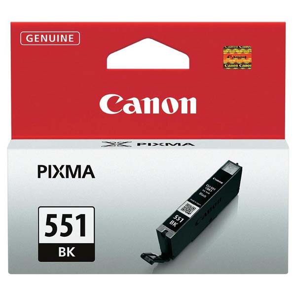 E-shop Canon originál ink CLI551BK, black, 7ml, 6508B001, Canon PIXMA iP7250, MG5450, MG6350, MG7550, čierna