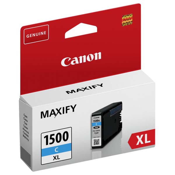 E-shop Canon originál ink PGI 1500XL, cyan, 12ml, 9193B001, high capacity, Canon MAXIFY MB2050, MB2350, azurová