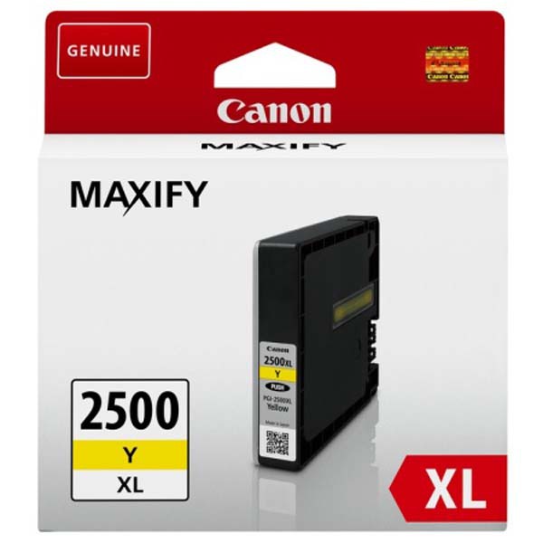 E-shop Canon originál ink PGI 2500XL, yellow, 19.3ml, 9267B001, Canon MAXIFY iB4050, MB5050, MB5350, žltá
