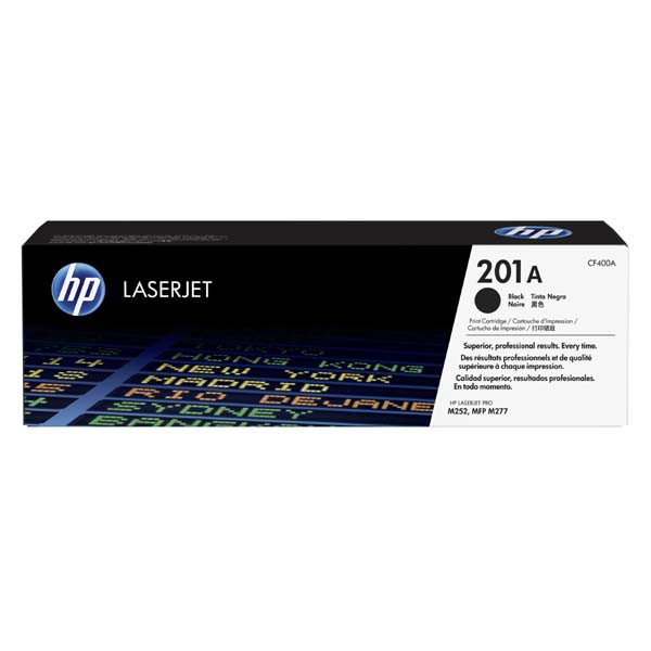 E-shop HP originál toner CF400A, black, 1420str., HP 201A, HP Color LaserJet MFP 277, Pro M252, 750g, O, čierna