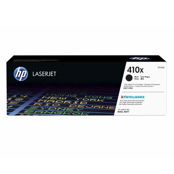 E-shop HP originál toner CF410X, black, 6500str., HP 410X, high capacity, HP LJ Pro M452, LJ Pro MFP M477, 680g, O, čierna