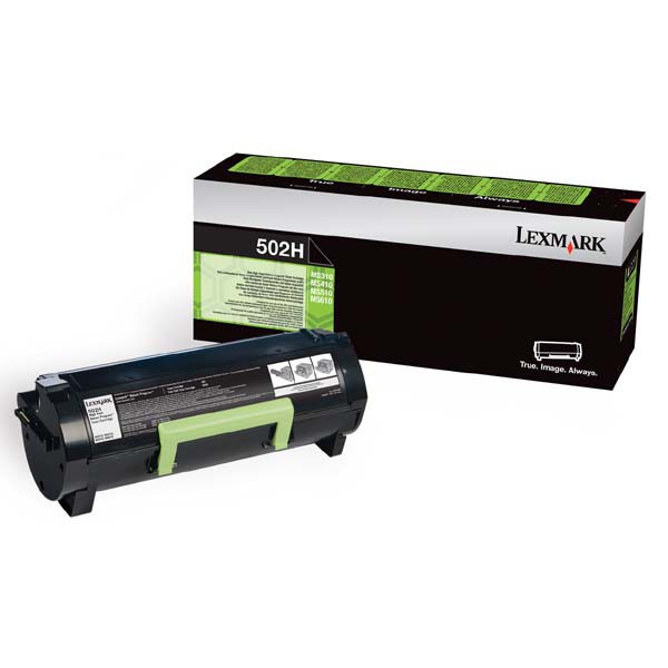 E-shop Lexmark originál toner 50F2H00, black, 5000str., 502H, high capacity, return, Lexmark MS310D, 310DN, 410D, 410DN, O, čierna