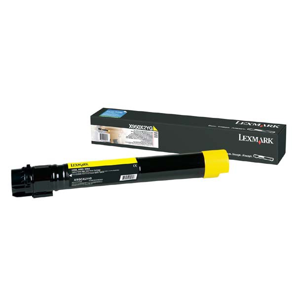 E-shop Lexmark originál toner X950X2YG, yellow, 24000str., extra high capacity, Lexmark X950, X952, X954, O, žltá