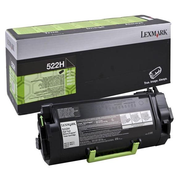 Lexmark original toner 52D2H00, black, 25000str., 522H, return, Lexmark MS810, 811, O | Wholesale Toners & Cartridges - SK