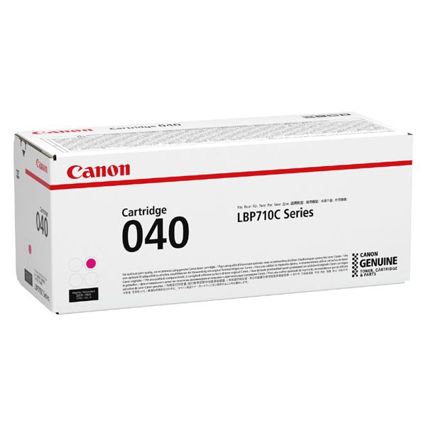 E-shop Canon originál toner 040M, magenta, 5400str., 0456C001, Canon imageCLASS LBP712Cdn,i-SENSYS LBP710Cx, LBP712Cx, O, purpurová