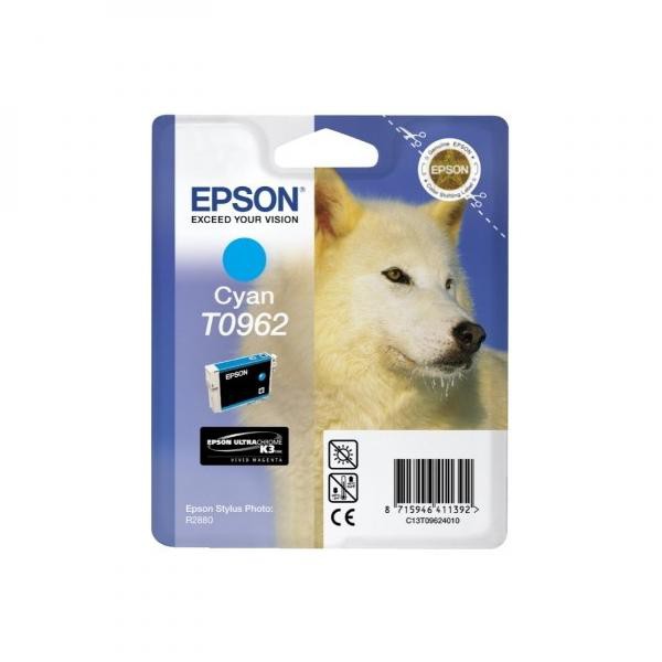 E-shop Epson originál ink C13T09624010, cyan, 13ml, Epson Stylus Photo R2880, azurová