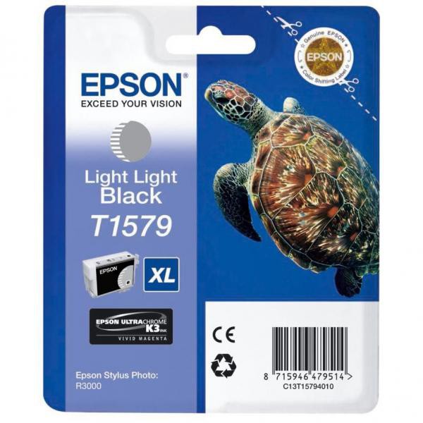 E-shop Epson originál ink C13T15794010, light light black, 25,9ml, Epson Stylus Photo R3000, light light black