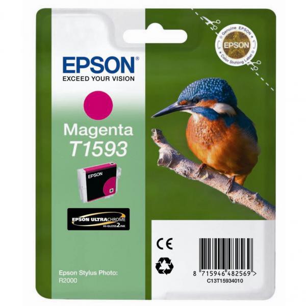 E-shop Epson originál ink C13T15934010, magenta, 17ml, Epson Stylus Photo R2000, purpurová