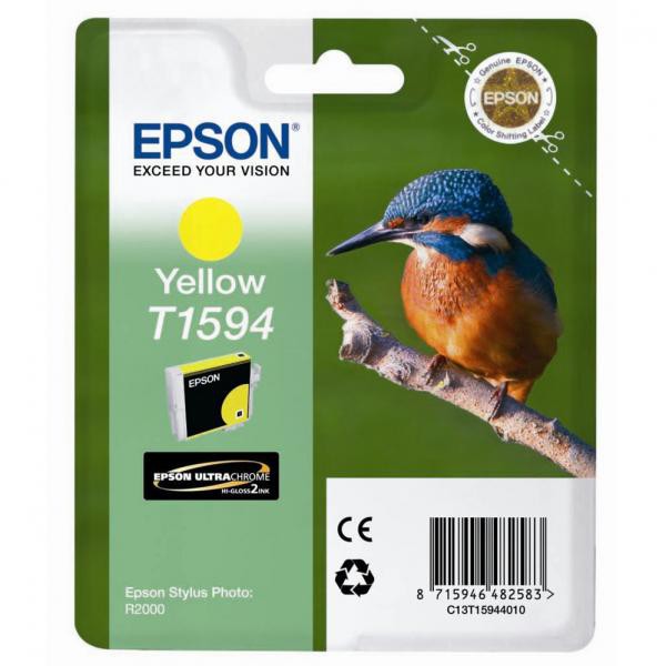 E-shop Epson originál ink C13T15944010, yellow, 17ml, Epson Stylus Photo R2000, žltá