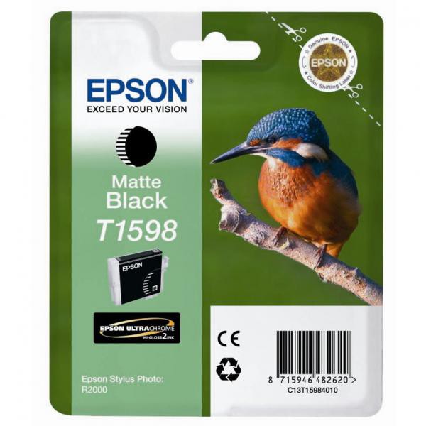 E-shop Epson originál ink C13T15984010, matte black, 17ml, Epson Stylus Photo R2000, matt black