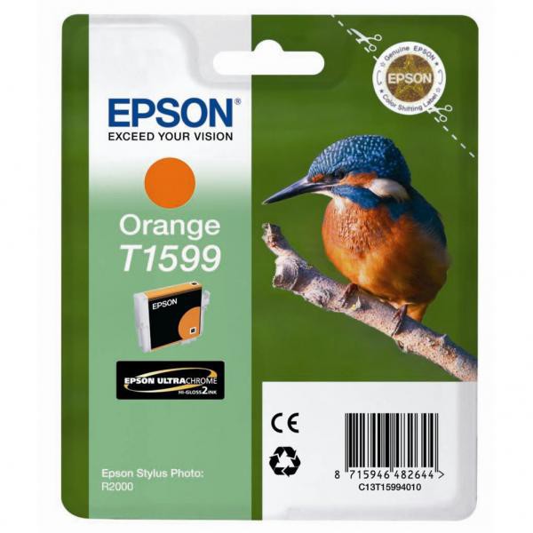 E-shop Epson originál ink C13T15994010, orange, 17ml, Epson Stylus Photo R2000, oranžová