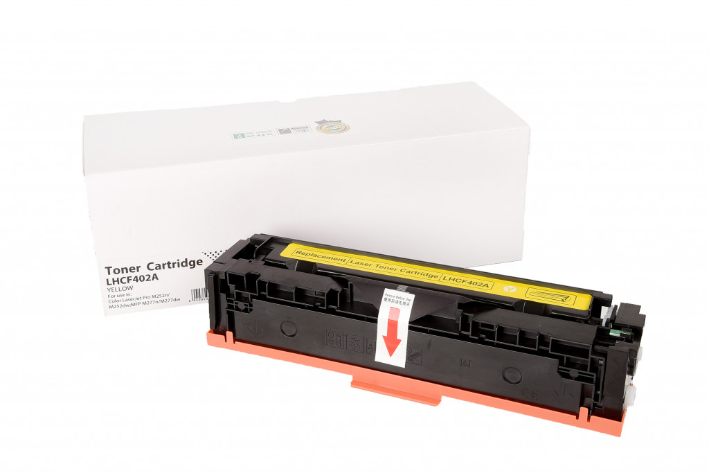 E-shop HP kompatibilná tonerová náplň CF402A, 1400 listov (Orink white box), žltá
