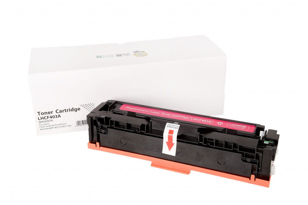 E-shop HP kompatibilná tonerová náplň CF403A, 1400 listov (Orink white box), purpurová